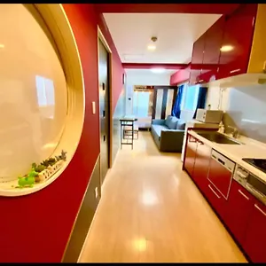 Apartment メルシアター鈍色の風: デザイナーズ心斎橋アパートメント, Osaka